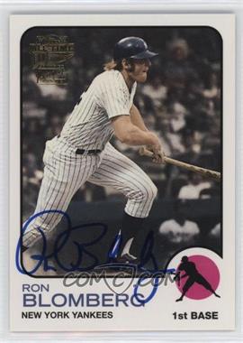 2005 Topps All-Time Fan Favorites - Autographs #FFA-RB - Ron Blomberg