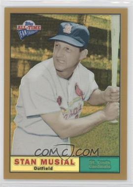 2005 Topps All-Time Fan Favorites - [Base] - Gold Refractor #123 - Stan Musial /25