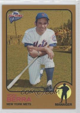 2005 Topps All-Time Fan Favorites - [Base] - Gold Refractor #35 - Yogi Berra /25