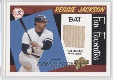2005 Topps All-Time Fan Favorites - Relics #FFR-RJ - Reggie Jackson /350