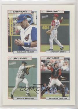 2005 Topps Bazooka - 4 on 1 Stickers #22 - Casey Blake, Ryan Freel, Bret Boone, Javy Lopez