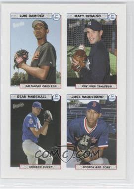 2005 Topps Bazooka - 4 on 1 Stickers #53 - Luis Ramirez, Matt DeSalvo, Sean Marshall, Jose Vaquedano