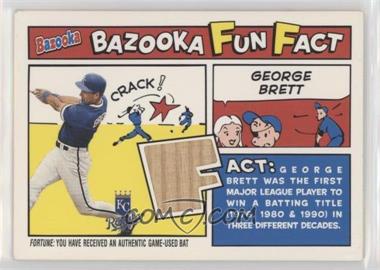 2005 Topps Bazooka - Fun Fact #FF-GB - George Brett