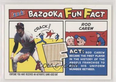 2005 Topps Bazooka - Fun Fact #FF-RC - Rod Carew