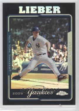 2005 Topps Chrome - [Base] - Black Refractor #149 - Jon Lieber /225