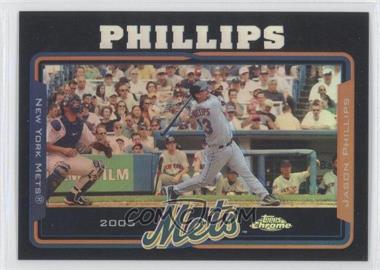 2005 Topps Chrome - [Base] - Black Refractor #190 - Jason Phillips /225