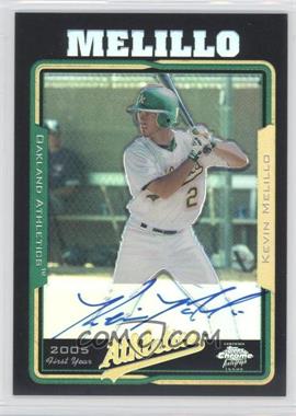 2005 Topps Chrome - [Base] - Black Refractor #243 - Kevin Melillo /200