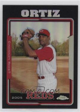 2005 Topps Chrome - [Base] - Black Refractor #357 - Ramon Ortiz /225