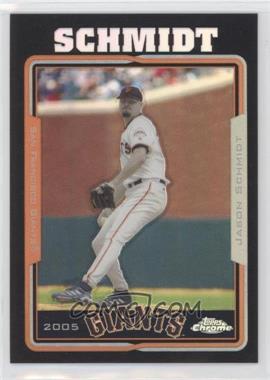 2005 Topps Chrome - [Base] - Black Refractor #58 - Jason Schmidt /225 [EX to NM]