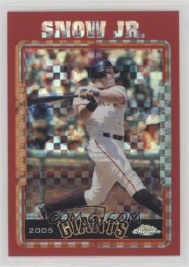 2005 Topps Chrome - [Base] - Red X-Fractor #173 - J.T. Snow /25