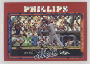 2005 Topps Chrome - [Base] - Red X-Fractor #190 - Jason Phillips /25