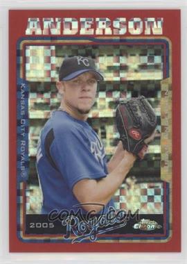 2005 Topps Chrome - [Base] - Red X-Fractor #266 - Brian Anderson /25