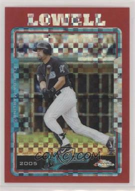 2005 Topps Chrome - [Base] - Red X-Fractor #284 - Mike Lowell /25