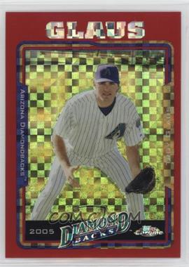 2005 Topps Chrome - [Base] - Red X-Fractor #381 - Troy Glaus /25