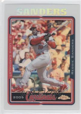 2005 Topps Chrome - [Base] - Refractor #110 - Reggie Sanders