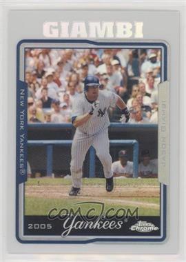 2005 Topps Chrome - [Base] - Refractor #200 - Jason Giambi