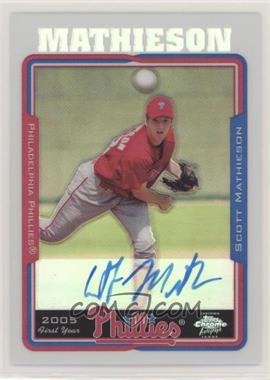 2005 Topps Chrome - [Base] - Refractor #248 - Scott Mathieson /500