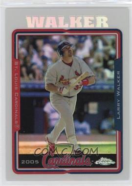 2005 Topps Chrome - [Base] - Refractor #402 - Larry Walker