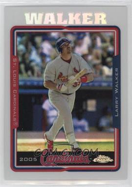 2005 Topps Chrome - [Base] - Refractor #402 - Larry Walker