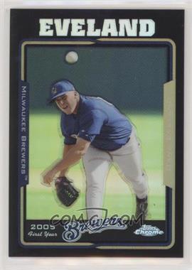 2005 Topps Chrome Update & Highlights - [Base] - Black Refractor #UH120 - Dana Eveland /250