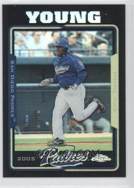 2005 Topps Chrome Update & Highlights - [Base] - Black Refractor #UH6 - Eric Young /250