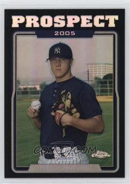 2005 Topps Chrome Update & Highlights - [Base] - Black Refractor #UH94 - Phil Hughes /250