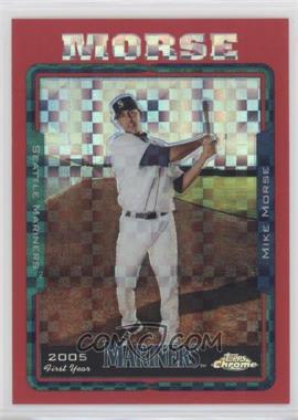 2005 Topps Chrome Update & Highlights - [Base] - Red X-Fractor #UH109 - Mike Morse /65