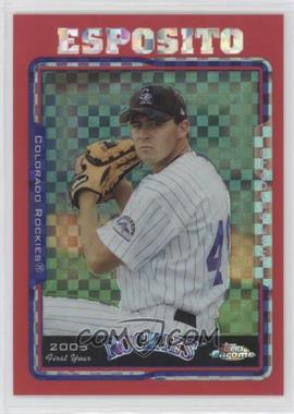 2005 Topps Chrome Update & Highlights - [Base] - Red X-Fractor #UH158 - Mike Esposito /65