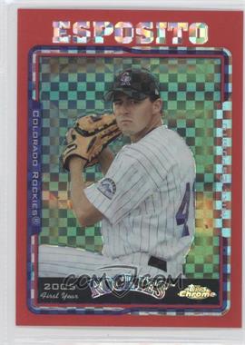 2005 Topps Chrome Update & Highlights - [Base] - Red X-Fractor #UH158 - Mike Esposito /65