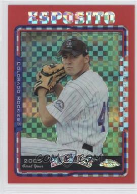 2005 Topps Chrome Update & Highlights - [Base] - Red X-Fractor #UH158 - Mike Esposito /65