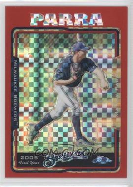 2005 Topps Chrome Update & Highlights - [Base] - Red X-Fractor #UH188 - Manny Parra /65