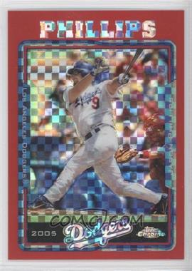 2005 Topps Chrome Update & Highlights - [Base] - Red X-Fractor #UH68 - Jason Phillips /65