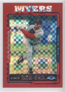 2005 Topps Chrome Update & Highlights - [Base] - Red X-Fractor #UH75 - Mike Myers /65