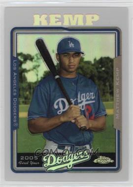 2005 Topps Chrome Update & Highlights - [Base] - Refractor #UH169 - Matt Kemp