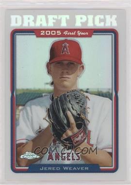 2005 Topps Chrome Update & Highlights - [Base] - Refractor #UH197 - Jered Weaver