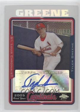 2005 Topps Chrome Update & Highlights - [Base] - Refractor #UH229 - Tyler Greene /500