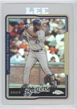 2005 Topps Chrome Update & Highlights - [Base] - Refractor #UH44 - Carlos Lee