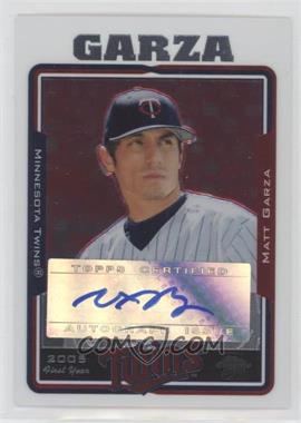 2005 Topps Chrome Update & Highlights - [Base] #UH227 - Matt Garza