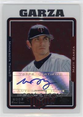 2005 Topps Chrome Update & Highlights - [Base] #UH227 - Matt Garza