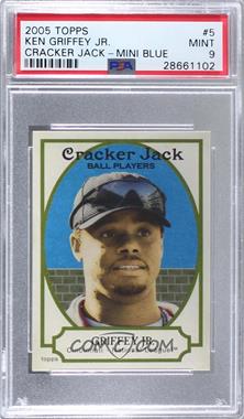 2005 Topps Cracker Jack - [Base] - Mini Blue #5 - Ken Griffey Jr. /50 [PSA 9 MINT]