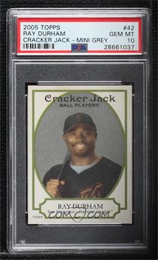 2005 Topps Cracker Jack - [Base] - Mini Grey #42 - Ray Durham /25 [PSA 10 GEM MT]