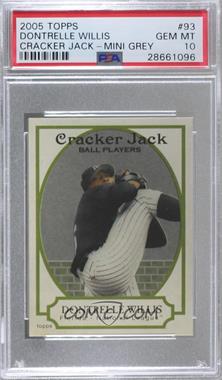 2005 Topps Cracker Jack - [Base] - Mini Grey #93 - Dontrelle Willis /25 [PSA 10 GEM MT]