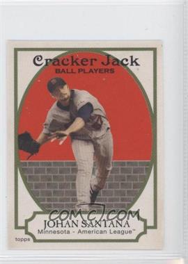 2005 Topps Cracker Jack - [Base] - Mini Stickers #85.1 - Johan Santana (Pitching)