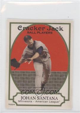 2005 Topps Cracker Jack - [Base] - Mini Stickers #85.1 - Johan Santana (Pitching)