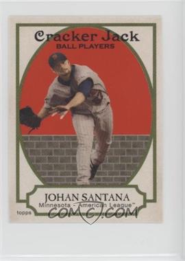 2005 Topps Cracker Jack - [Base] - Mini Stickers #85.1 - Johan Santana (Pitching)