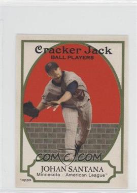 2005 Topps Cracker Jack - [Base] - Mini Stickers #85.1 - Johan Santana (Pitching)