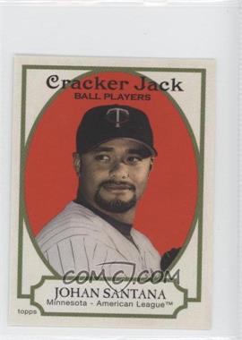 2005 Topps Cracker Jack - [Base] - Mini Stickers #85.2 - Johan Santana (Portrait)