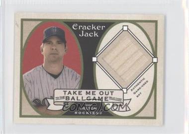 2005 Topps Cracker Jack - Take Me Out to the Ballgame Relics #TO-TH - Todd Helton