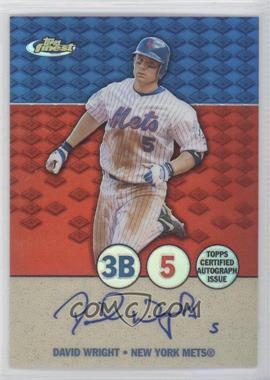 2005 Topps Finest - Autograph - Refractor #FA-DW - David Wright