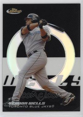 2005 Topps Finest - [Base] - Black Refractor #133 - Vernon Wells /99